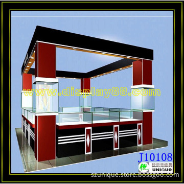 2014customized Jewelry Kiosk in Mall/Jewelry Kiosk for Sale (J10108)